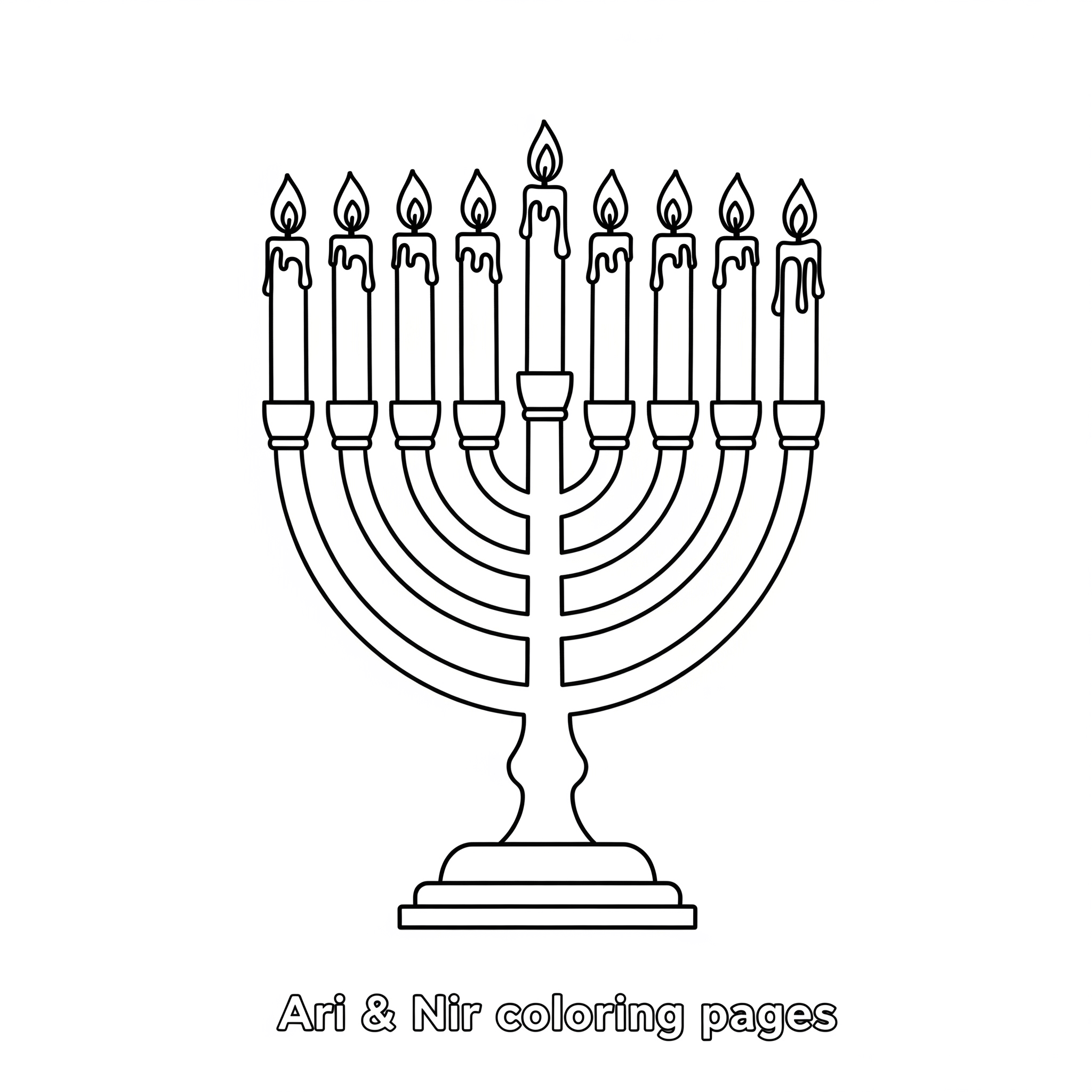 Hanukkah menorah