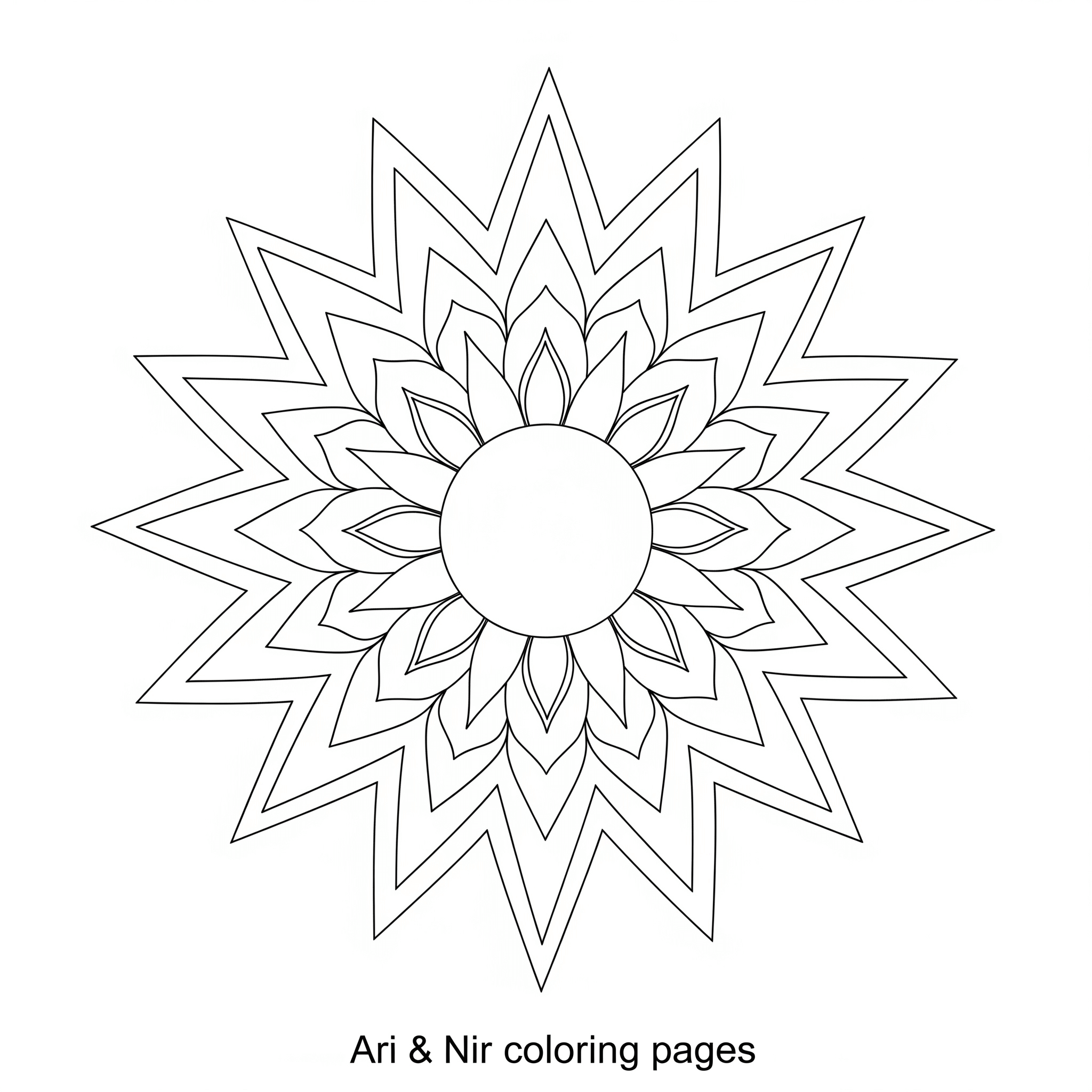 Sun mandala