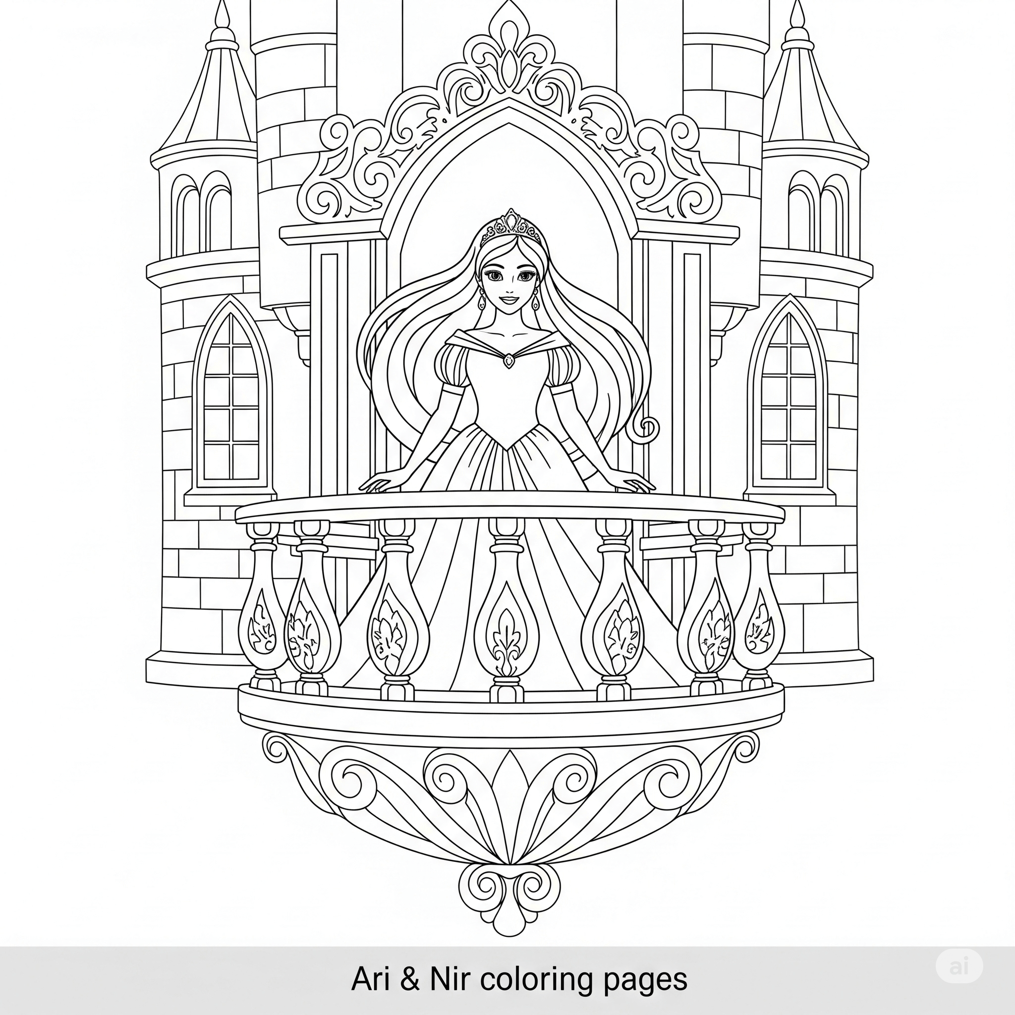 Princess in a castle