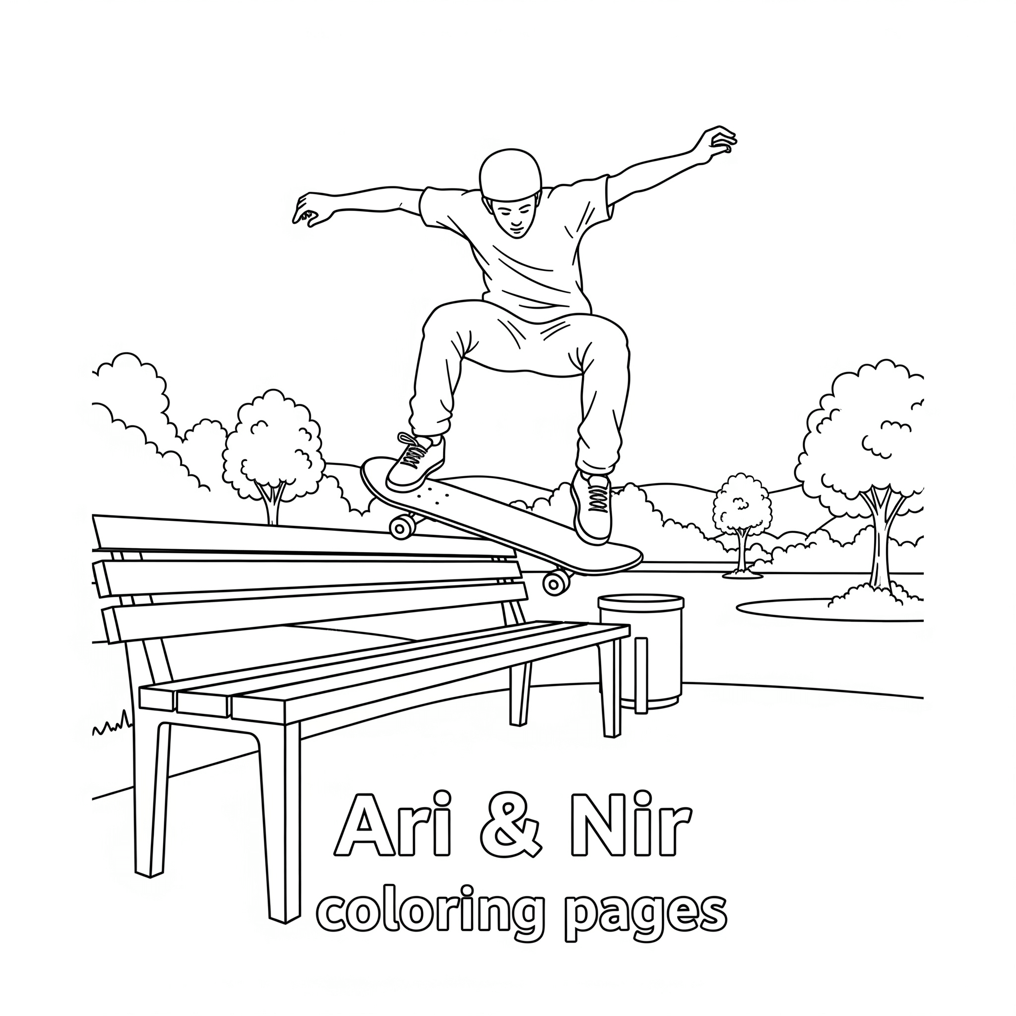 Skater in the park
